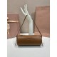 Replica Pochette compatta in nappa Miu Miu 5NE851 Marrone Imitazione fallate Outlet
