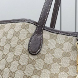 Replica Borsa tote grande Gucci Jackie 867014 Marrone Imitazione fallate Outlet