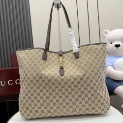 Replica Borsa tote grande Gucci Jackie 867014 Marrone Imitazione fallate Outlet