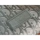 Replica Borsa a tracolla Dior Trek con cerniera Dior Oblique nylon nero Imitazione fallate Outlet