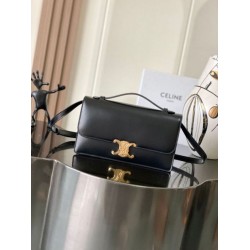 Replica Borse Celine Medium Triomphe Folio Marrone Imitazione fallate Outlet