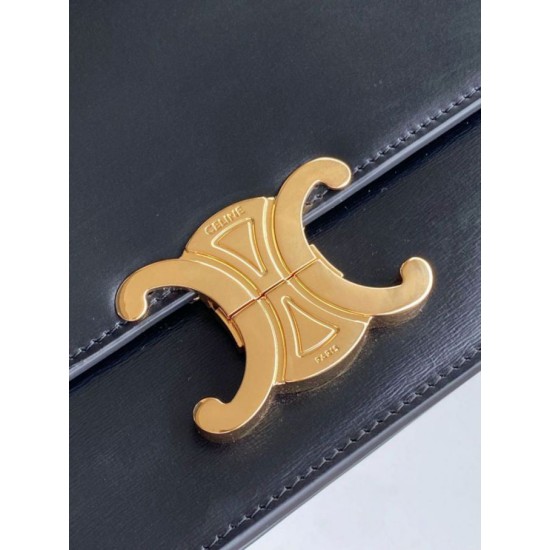 Replica Borse Celine Medium Triomphe Folio Marrone Imitazione fallate Outlet