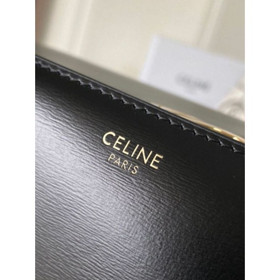 Replica Borse Celine Medium Triomphe Folio Marrone Imitazione fallate Outlet