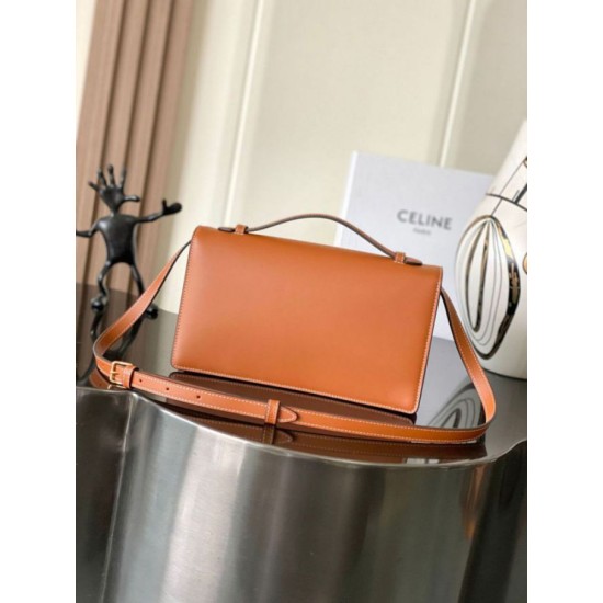 Replica Borse Celine Medium Triomphe Folio nera Imitazione fallate Outlet