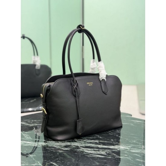 Replica Borsa tote grande Prada 1BG600 Nera Imitazione fallate Outlet