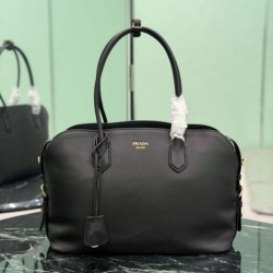 Replica Borsa tote grande Prada 1BG600 Nera Imitazione fallate Outlet