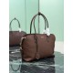Replica Borsa tote grande Prada 1BG600 Marrone Imitazione fallate Outlet