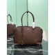 Replica Borsa tote grande Prada 1BG600 Marrone Imitazione fallate Outlet