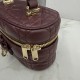 Replica Beauty case Dior Lady Dior Micro Bordeaux Falso Non Originali Replica Beauty case Dior Lady Dior Micro Bordeaux Imitazione fallate Outlet