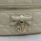 Replica Beauty case Dior Lady Dior Micro Albicocca Imitazione fallate Outlet