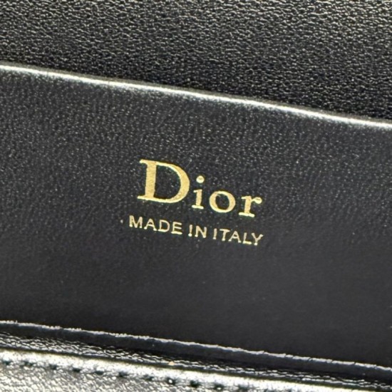 Replica Beauty case Dior Lady Dior Micro Nero Imitazione fallate Outlet