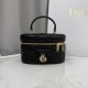 Replica Beauty case Dior Lady Dior Micro Nero Imitazione fallate Outlet