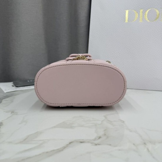 Replica Beauty case Dior Lady Dior Micro Rosa Imitazione fallate Outlet
