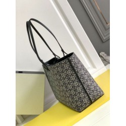 Replica Borsa tote di lusso Loewe East West in jacquard anagramma Imitazione fallate Outlet