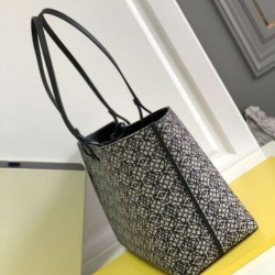 Replica Borsa tote di lusso Loewe East West in jacquard anagramma Imitazione fallate Outlet