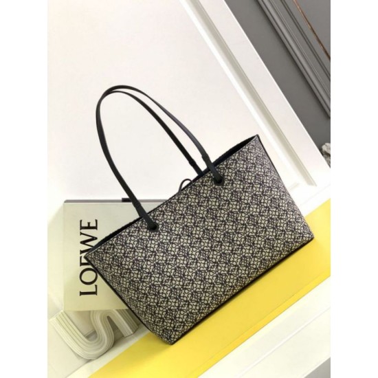 Replica Borsa tote di lusso Loewe East West in jacquard anagramma Imitazione fallate Outlet