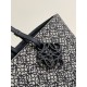 Replica Borsa tote di lusso Loewe East West in jacquard anagramma Imitazione fallate Outlet