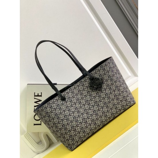 Replica Borsa tote di lusso Loewe East West in jacquard anagramma Imitazione fallate Outlet