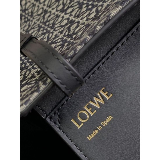 Replica Borsa tote di lusso Loewe East West in jacquard anagramma Imitazione fallate Outlet