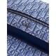 Replica Zaino Dior Rider tela jacquard Oblique Dior blu Imitazione fallate Outlet