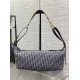 Replica Borsa Dior Medio D-Journey denim jacquard con motivo obliquo Blu Imitazione fallate Outlet