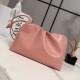 Replica Borsa a mano media Loewe Flamenco Rosa Imitazione fallate Outlet