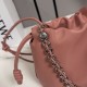 Replica Borsa a mano media Loewe Flamenco Rosa Imitazione fallate Outlet