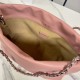 Replica Borsa a mano media Loewe Flamenco Rosa Imitazione fallate Outlet