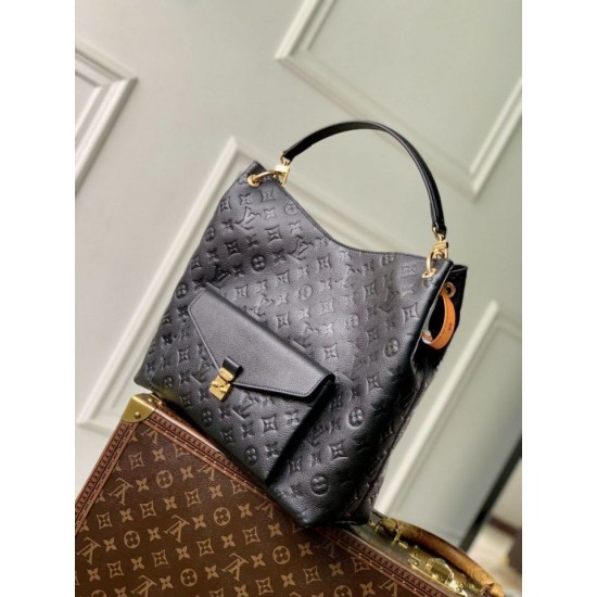 Replica Borsa Louis Vuitton Hobo Metis M27189 Nera Imitazione fallate Outlet