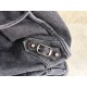 Replica Borsa Balenciaga Le City in denim lavato nero Imitazione fallate Outlet
