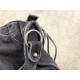 Replica Borsa Balenciaga Le City in denim lavato nero Imitazione fallate Outlet