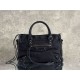 Replica Borsa Balenciaga Le City in denim lavato nero Imitazione fallate Outlet