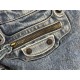 Replica Borsa Balenciaga Le City denim lavato Blu Imitazione fallate Outlet