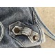 Replica Borsa Balenciaga Le City denim lavato Blu Imitazione fallate Outlet
