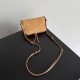 Replica Pouch Bottega Veneta Concerto camoscio intrecciato Marrone Imitazione fallate Outlet