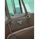 Replica Borsa Prada media con manico superiore marrone Falso Non Originali Replica Borsa Prada media con manico superiore marrone Imitazione fallate Outlet