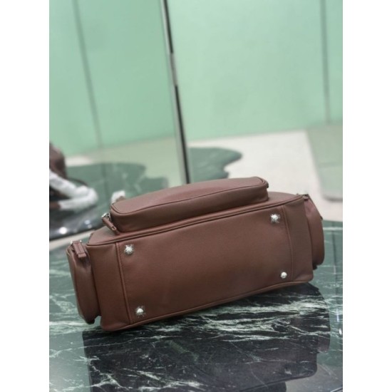 Replica Borsa Prada media con manico superiore marrone Falso Non Originali Replica Borsa Prada media con manico superiore marrone Imitazione fallate Outlet