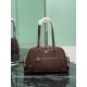 Replica Borsa Prada media con manico superiore marrone Falso Non Originali Replica Borsa Prada media con manico superiore marrone Imitazione fallate Outlet
