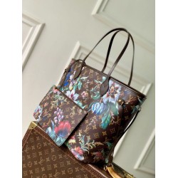 Replica Borsa tote Louis Vuitton Neverfull MM M28918 Imitazione fallate Outlet