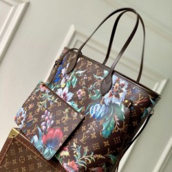 Replica Borsa tote Louis Vuitton Neverfull MM M28918 Imitazione fallate Outlet
