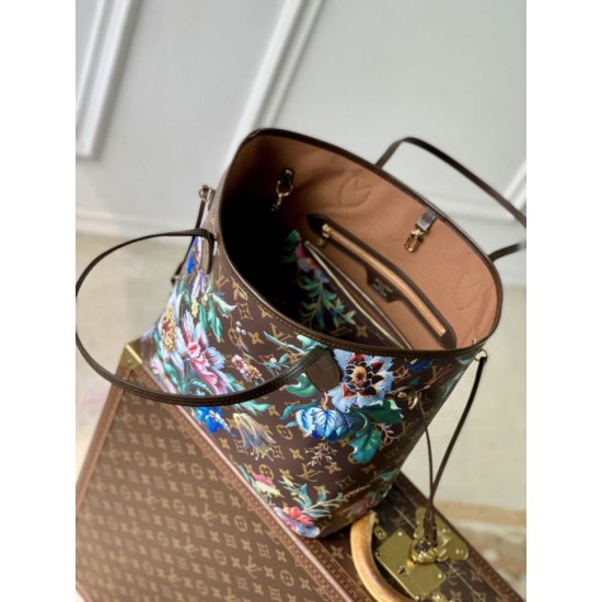 Replica Borsa tote Louis Vuitton Neverfull MM M28918 Imitazione fallate Outlet