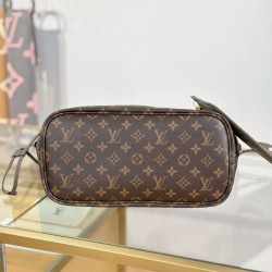 Premio Replica Borsa Louis Vuitton Neverfull Inside Out MM M25664 fumo Imitazione Outlet