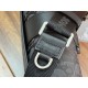 Premio Replica Borsa a tracolla da uomo Dior Oblique Jacquard nera Imitazione Outlet