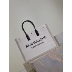 Replica Borsa tote YSL Saint Laurent Rive Gauche beige False fatte bene Online Premio Replica Borsa tote YSL Saint Laurent Rive Gauche beige Imitazione Outlet