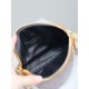 Premio Replica Pochette trapuntata con zip Gaby YSL Saint Laurent marrone Imitazione Outlet