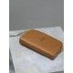 Premio Replica Pochette trapuntata con zip Gaby YSL Saint Laurent marrone Imitazione Outlet