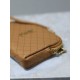 Premio Replica Pochette trapuntata con zip Gaby YSL Saint Laurent marrone Imitazione Outlet