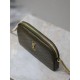 Premio Replica Pochette trapuntata con zip Gaby YSL Saint Laurent Blu Imitazione Outlet