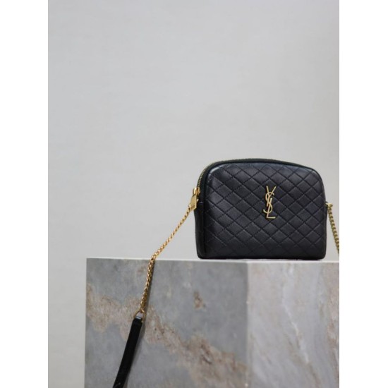 Replica Pochette trapuntata con zip Gaby YSL Saint Laurent Nero False fatte bene Online Premio Replica Pochette trapuntata con zip Gaby YSL Saint Laurent Nero Imitazione Outlet