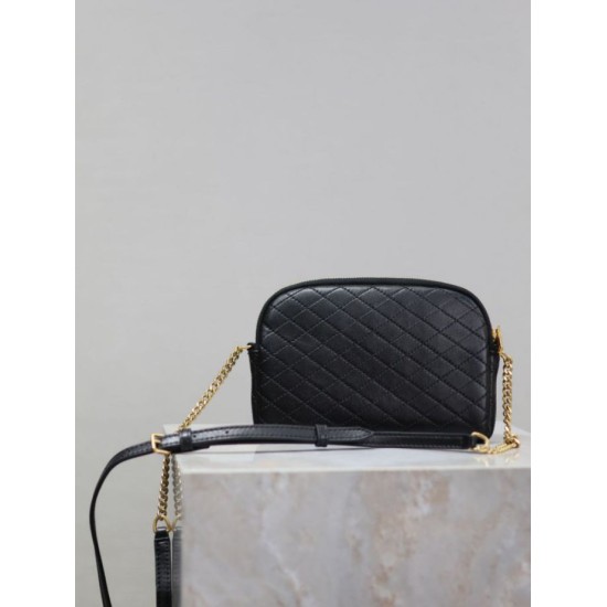 Replica Pochette trapuntata con zip Gaby YSL Saint Laurent Nero False fatte bene Online Premio Replica Pochette trapuntata con zip Gaby YSL Saint Laurent Nero Imitazione Outlet